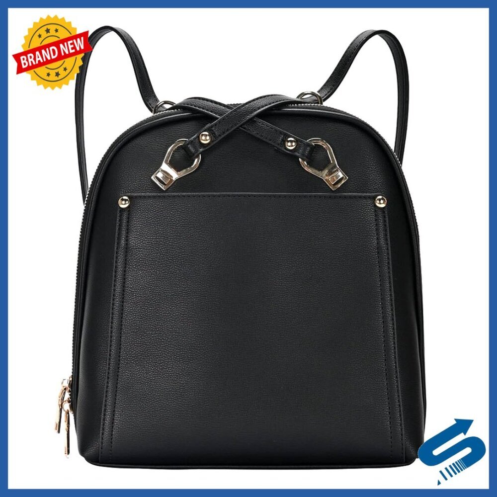 Convertible Backpack Purse Vegan Leather Chic Versatile Shoulder Bag Minimal